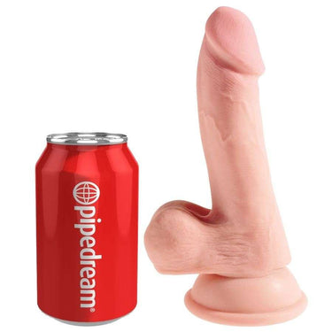 Dildo Realistico King Cock Plus Triple Density con Ventosa e Formula Aggiornata